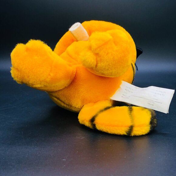 Vintage 1981 GARFIELD Graduation Cap Diploma Plush Stuffed Toy: 8" - Dakin - Picture 7 of 11